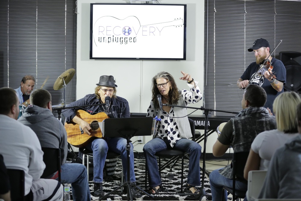 Steven Tyler with Recovery Unplugged