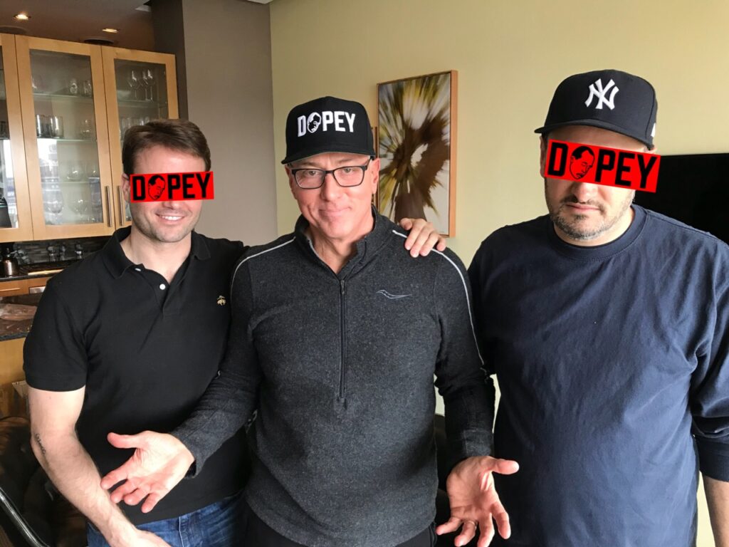 Chris, Dr. Drew, and Dave of the Dopey Podcast