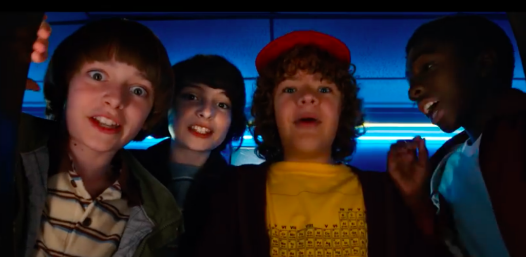 The kids from Stranger Things