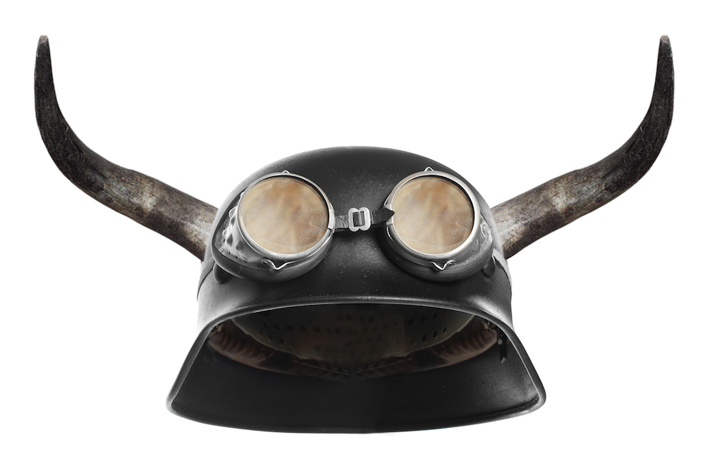 retro motorcycle helmet