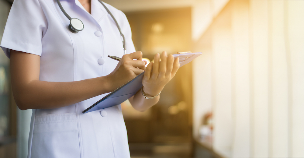 Nurse in the hospital.