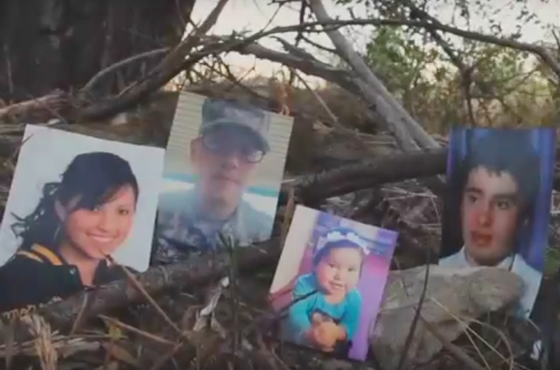 pictures of lives lost to addiction and violence on the Ford Peck Reservation