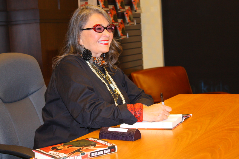 Roseanne at her book signing