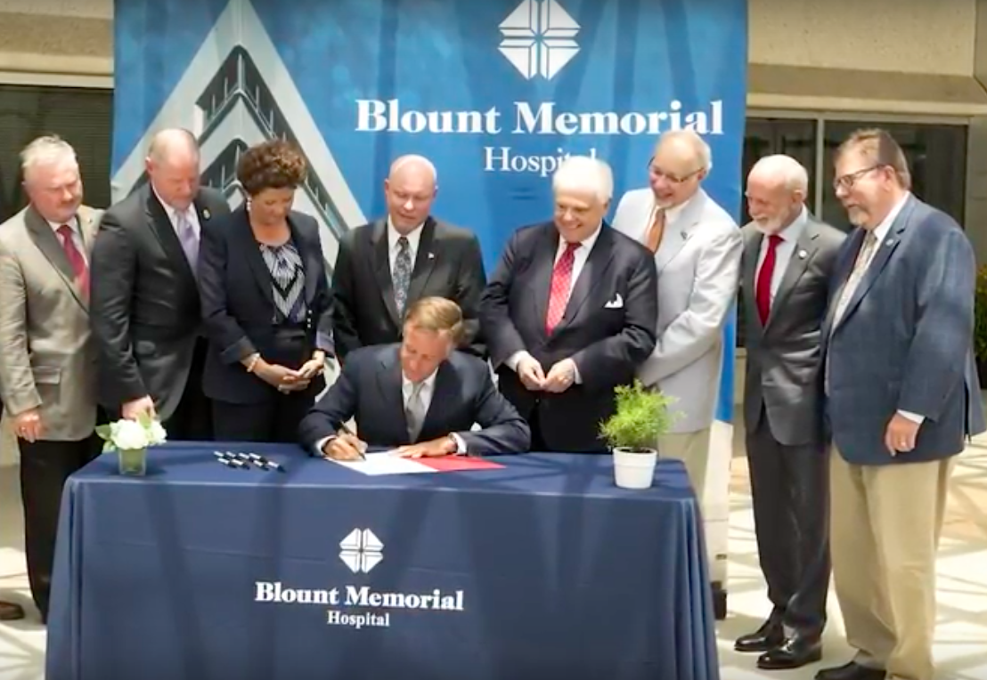 Governor Haslam signing TN Together legislation