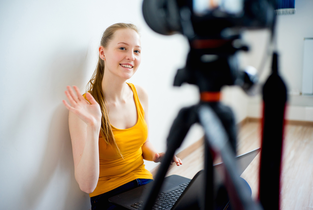 video blogger