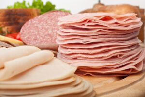 variety of cold cuts