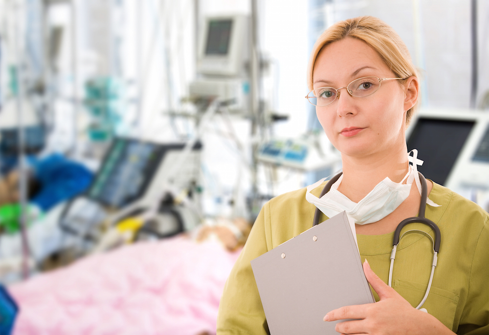 doctor inside of emergency room