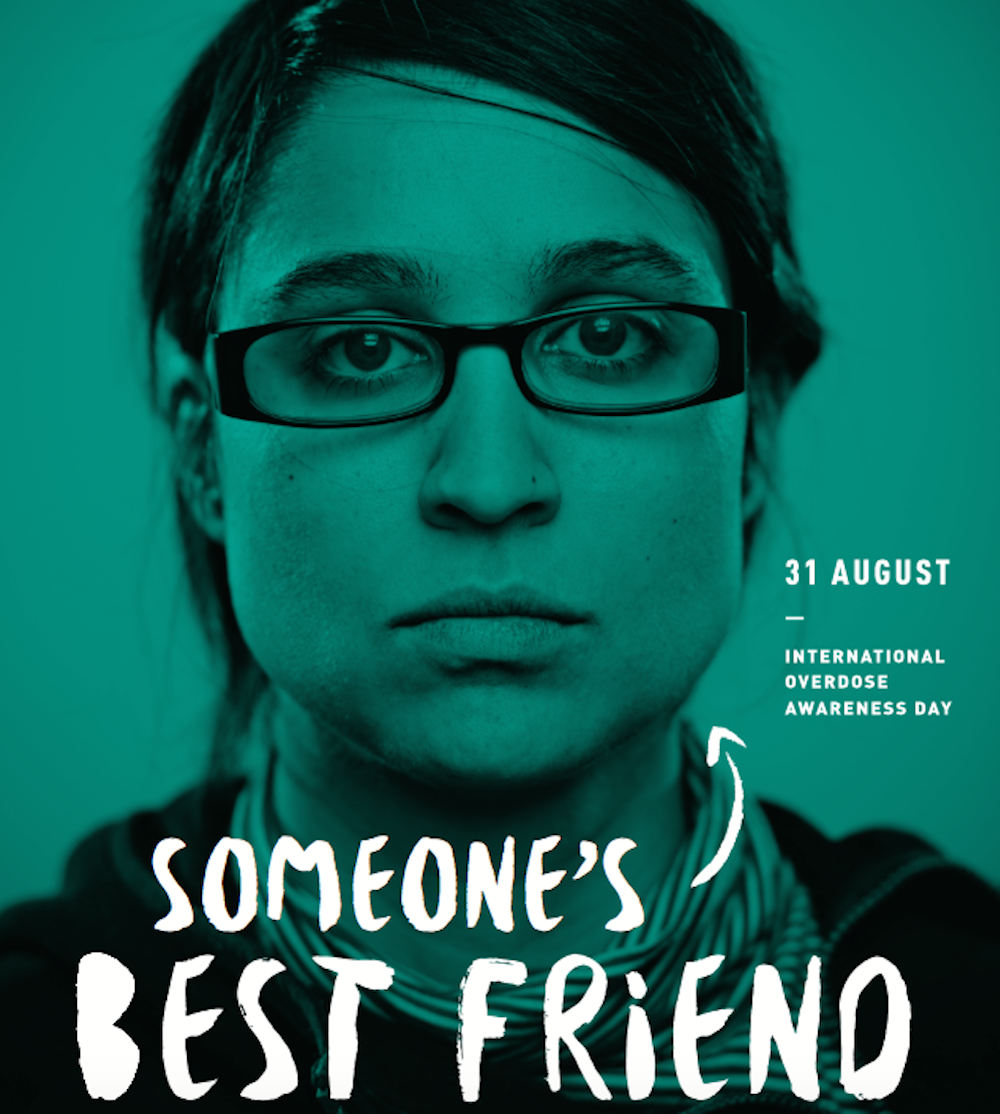 image from international overdose awareness campaign