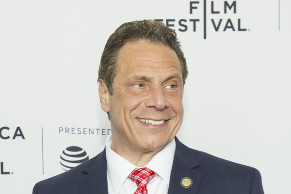 New York Governor Andrew Cuomo ﻿arrives at the opening of the 2017 Tribeca Film Festival. The 16th Annual TFF kicked off at Radio City Music Hall in New York City with the world premiere of `Clive Davis: The Soundtrack Of Our Lives,`