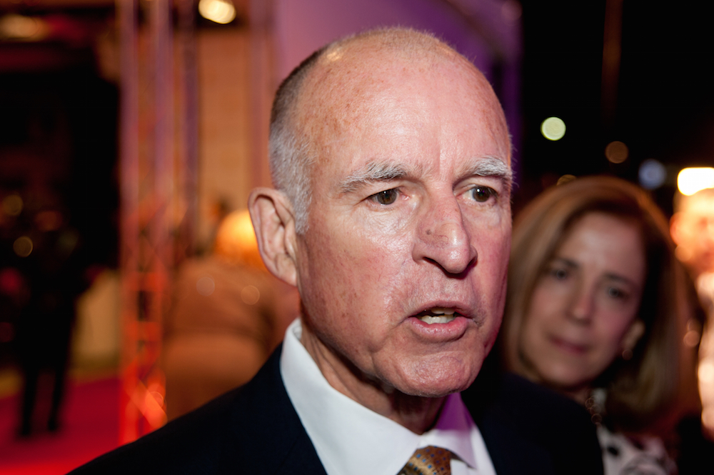 California governor Jerry Brown
