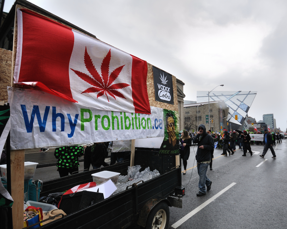 pro-marijuana parade in Toronto