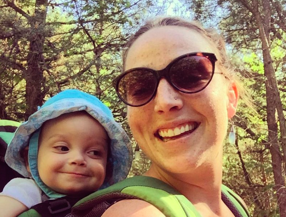 Madelyn Ellen Linsenmeir and her daughter Ayden