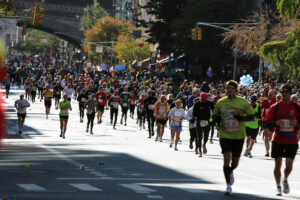 New York City marathon runners