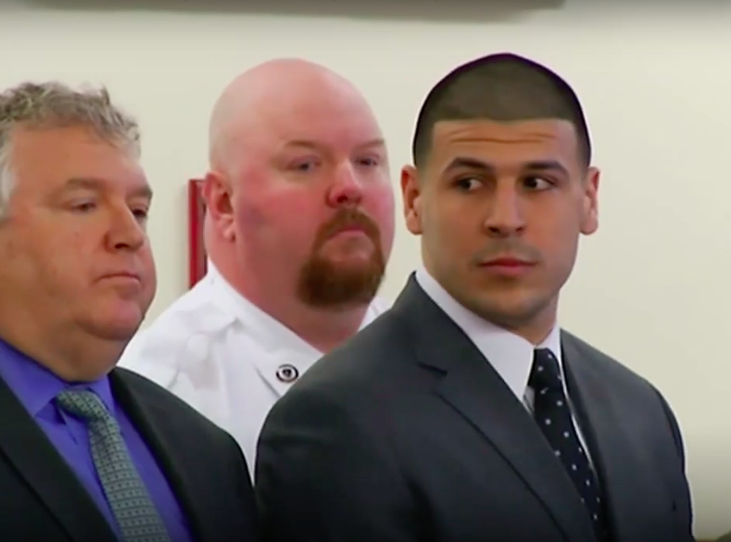 Aaron Hernandez and two other men in court