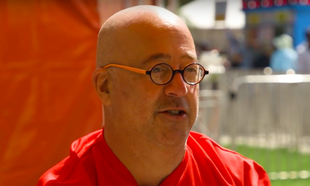 Andrew Zimmern discussed being a sober chef with Men's Health
