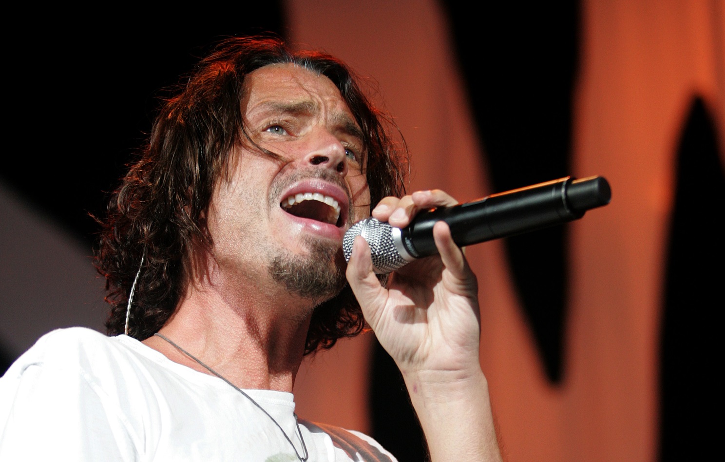 Chris Cornell performs in concert at the Cruzan Amphitheatre in West Palm Beach, Florida on August 1, 2008.
