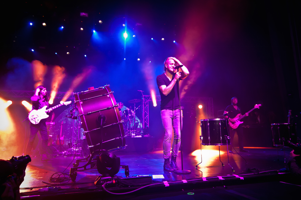 Imagine Dragons performs a song about depression.