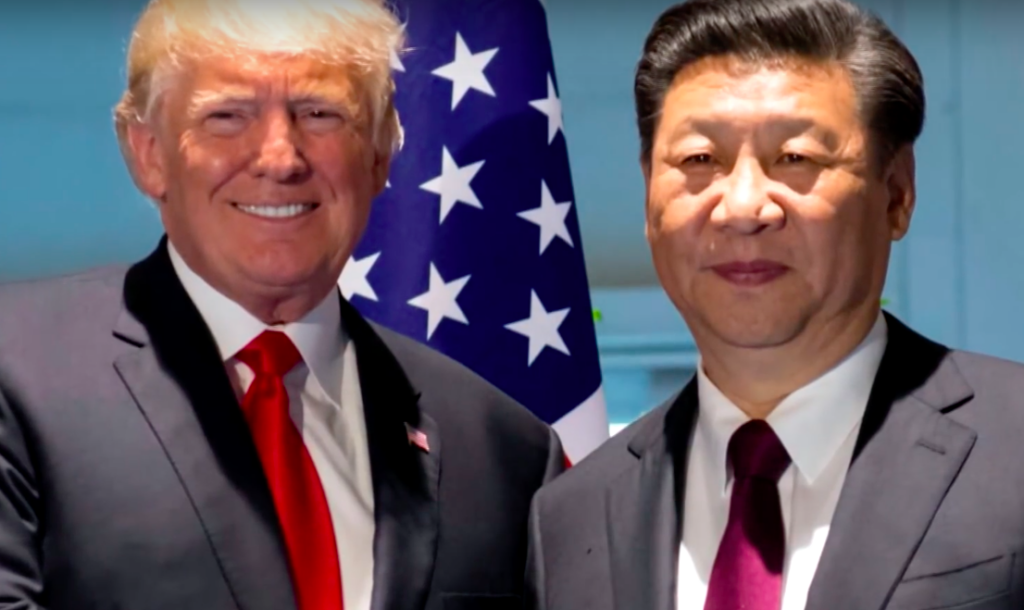 Chinese President Xi Jinping pictured with Trump has agreed to crack down on fentanyl