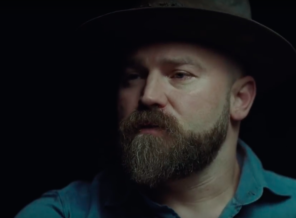 Zac Brown discussing depression at the end of the video