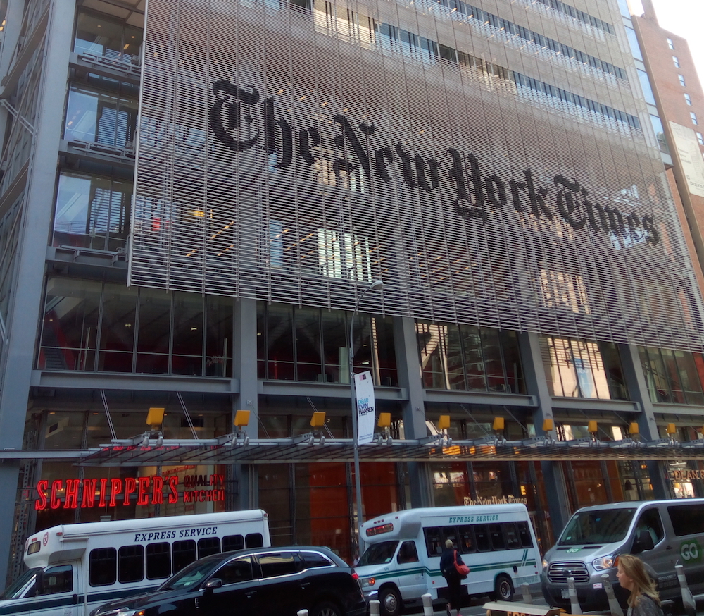 The New York Times building