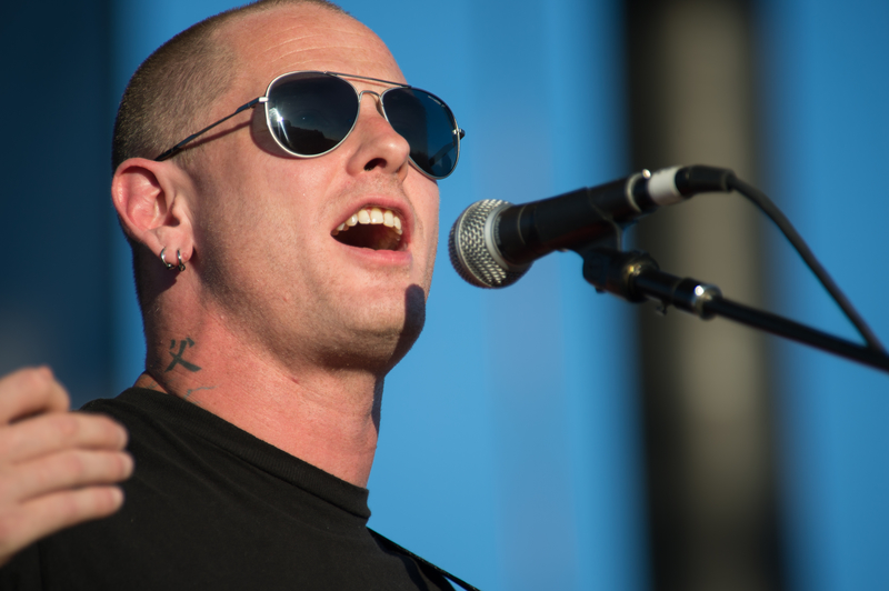 Corey Taylor of Slipknot performs in support of That Metal Show featuring Anthrax, Living Colour and Burn Halo at Thunder Valley Casino Resort in Lincoln, California on July 25, 2014
