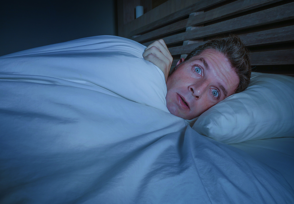 man having a relapse dream