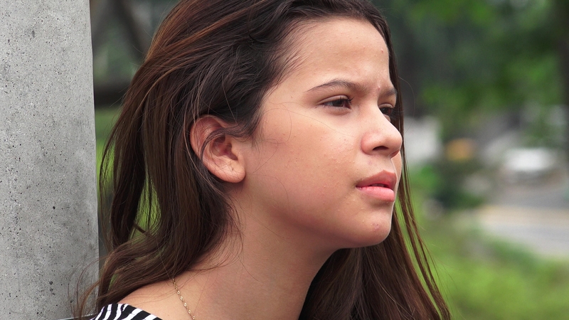 Serious teen girl, substance use disorder for teens