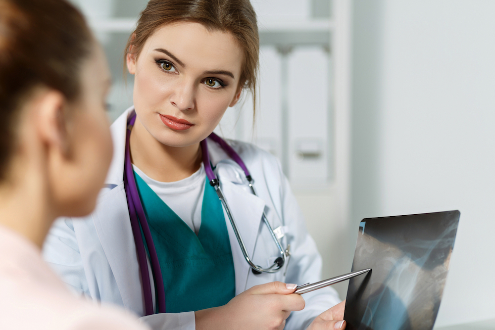 Doctor explaining ketamine's effect on depression