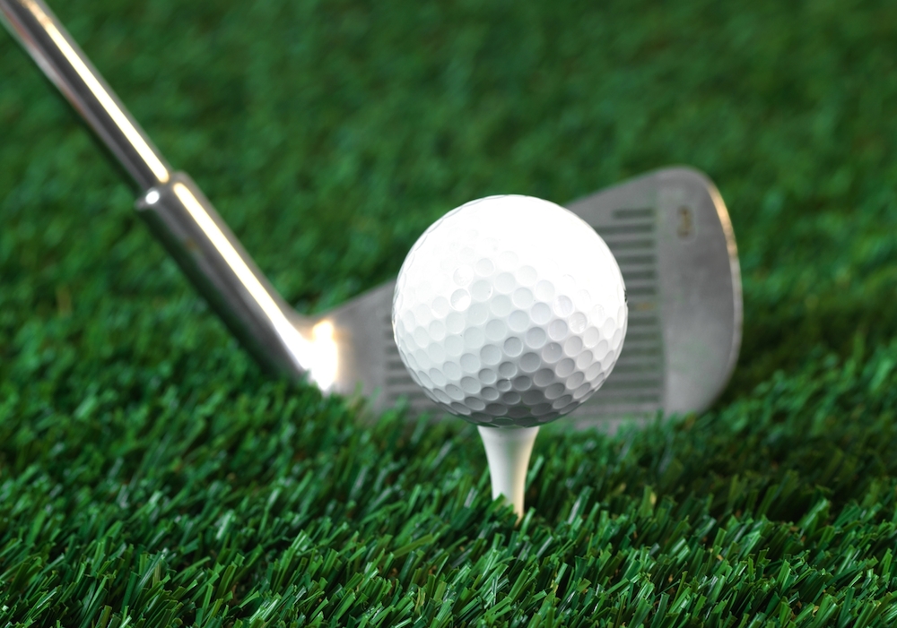 golfing to stay sober