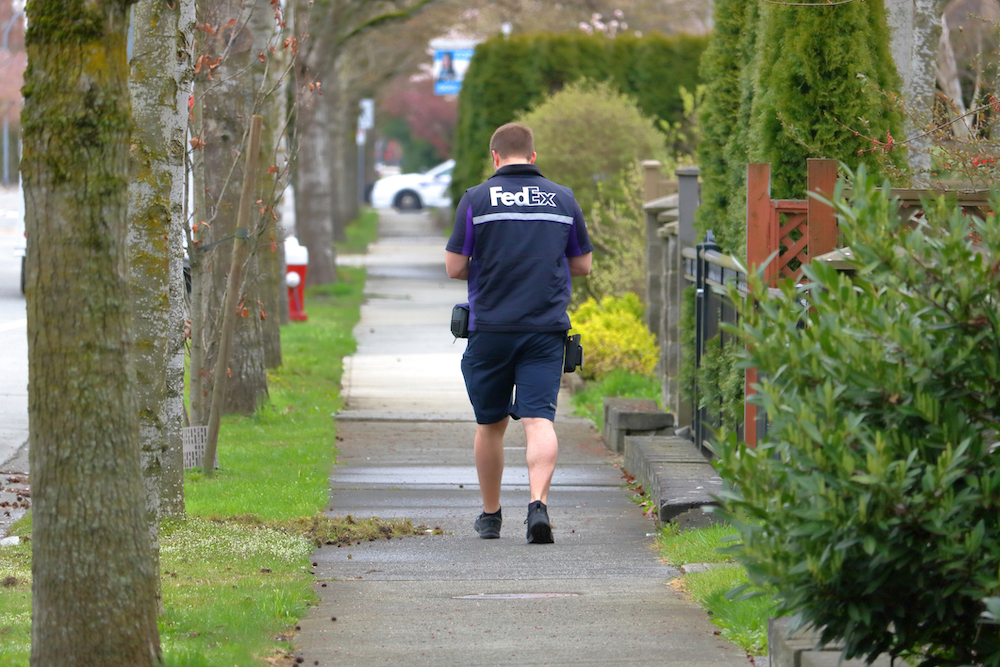 Fed Ex driver