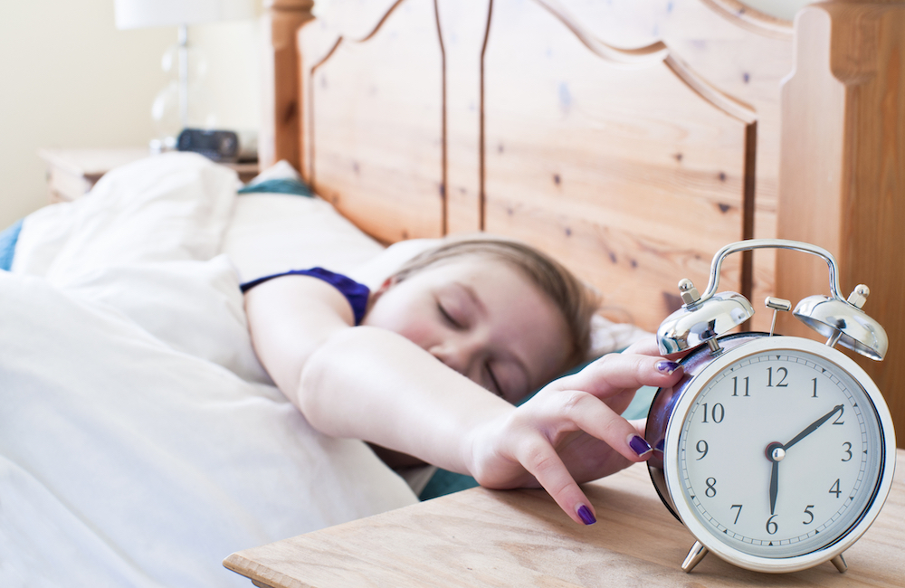woman struggling with sleep