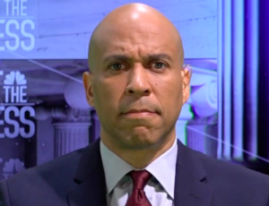 Cory Booker criticizing Joe Biden over crime bill that intensified war drugs