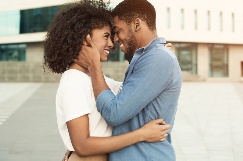 a young couple on a sober date