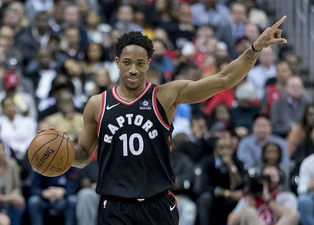 NBA player DeMar DeRozan