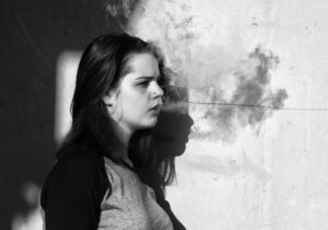 girl vaping