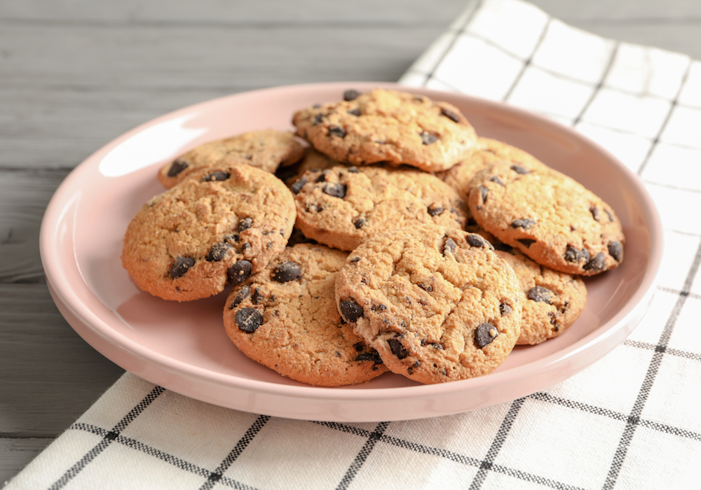 plate of cookies