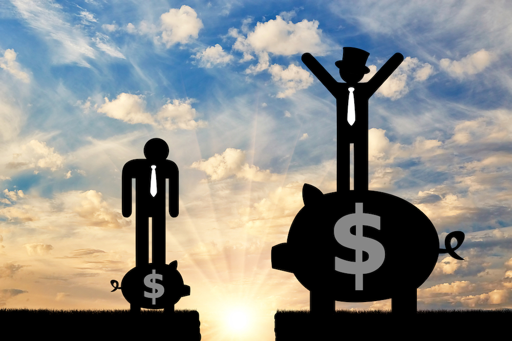 a visual representation of the highs and lows of capitalism