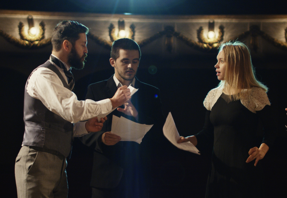 actors performing sober storylines in theater