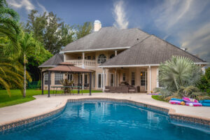Pool at one of the Legacy Healing Center Houses