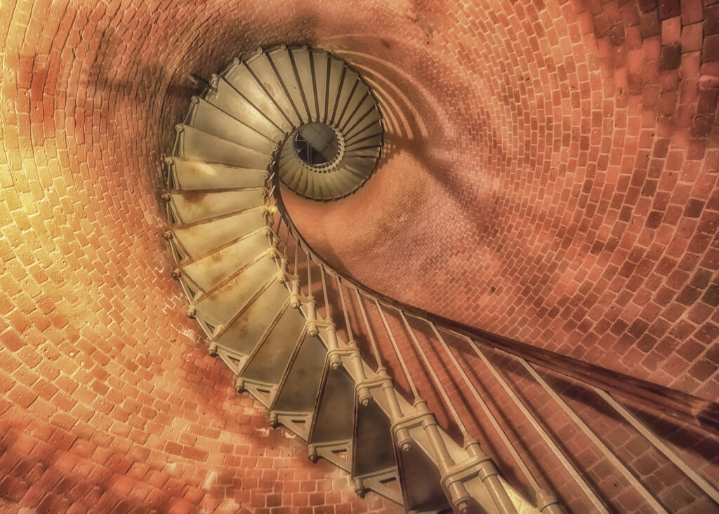 The West Chop Light Stairway