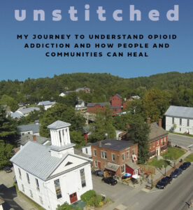 Book cover for "Unstitched"
