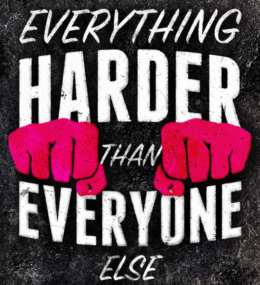 Book cover for Everything Harder Than Everyone Else